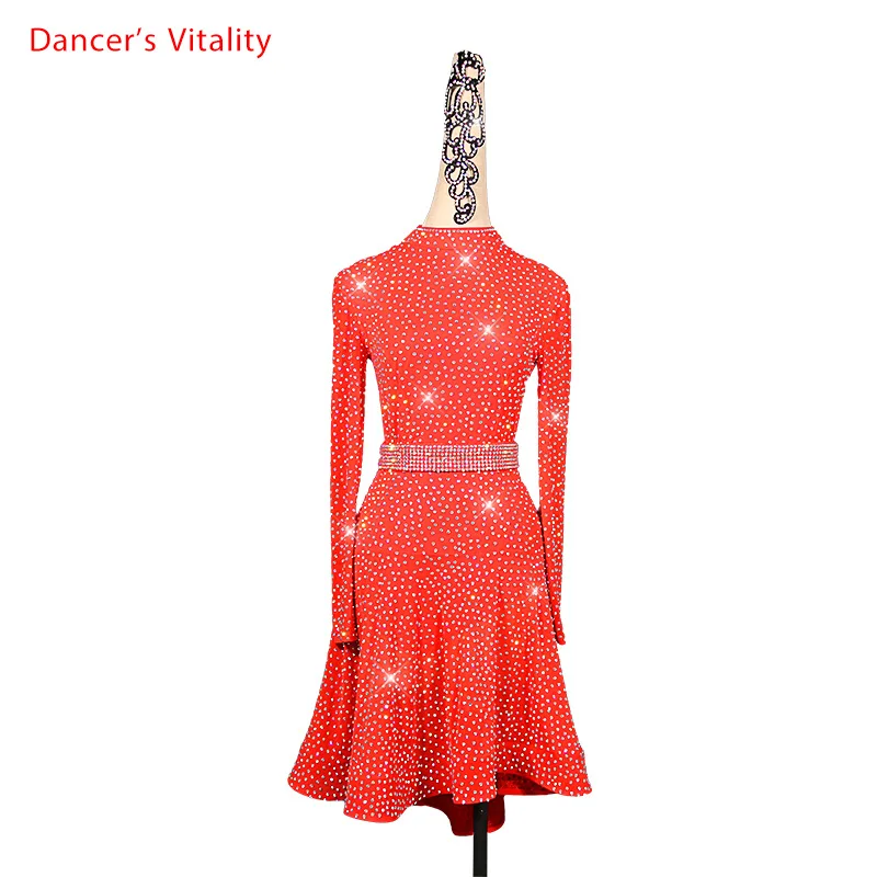 Одежда для соревнований по латиноамериканским танцам женское сексуальное