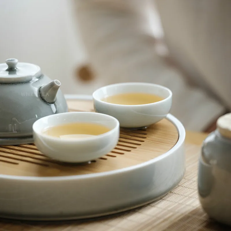 

Simple Chinese Travel Tea Set Ceramic Portable Teapot Set Gaiwan Tea Ceremony Teacup Office Tetera Turca Home Decoration BE50TT