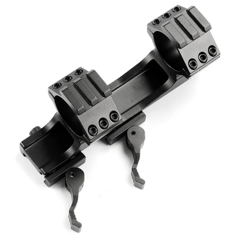 Двойное консольное кольцевое крепление Picatinny Weaver Scope Rail Mount Qd Cam замки с адаптером
