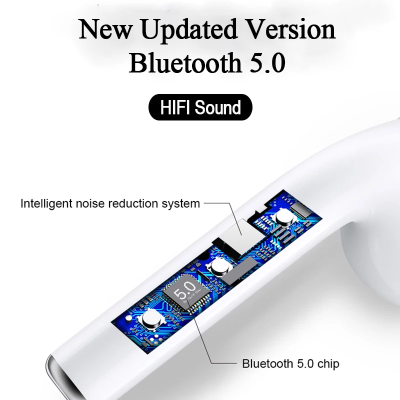 Новинка i99 tws Bluetooth V5.0 наушники беспроводные светодиодный дисплей гарнитура с