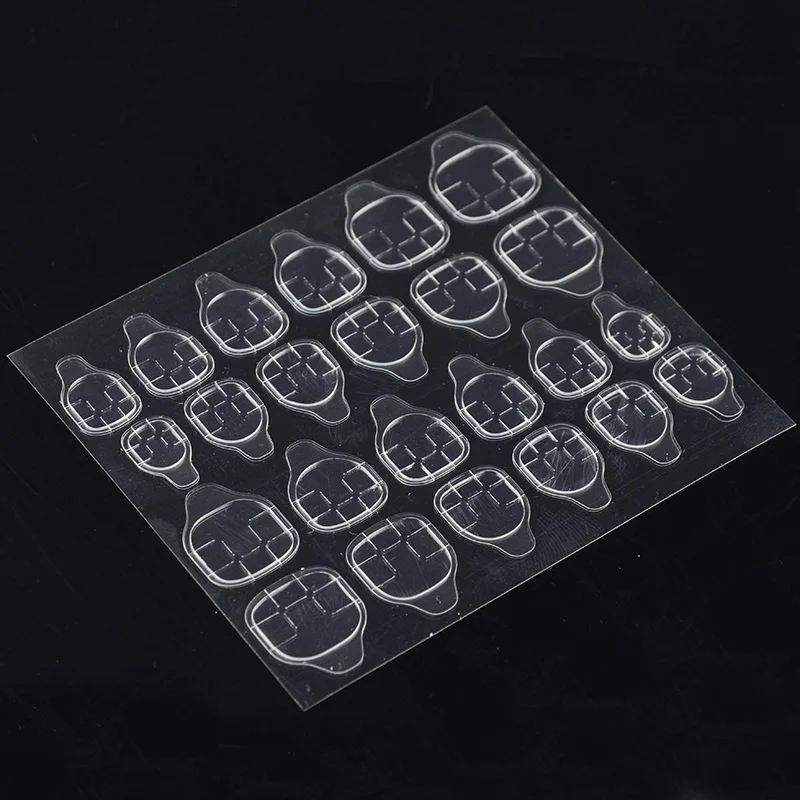 Накладные ногти 24 шт. Классические Акриловые Длинные искусственные розового и