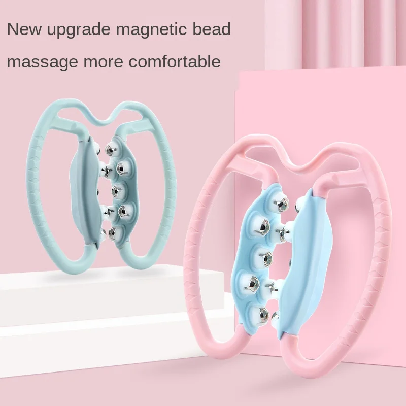 

Массажный ролик с магнитным кольцом, портативный съемный валик из пенопласта, для циркуляции крови, тонкие ножки, оборудование для йоги