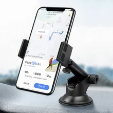 XMXCZKJ Clip Telescopic Car Phone Holder Suction Cup Car Windshield Dashboard Mobile Phone Holder For Iphone 11 Xiaomi 9 Samsung