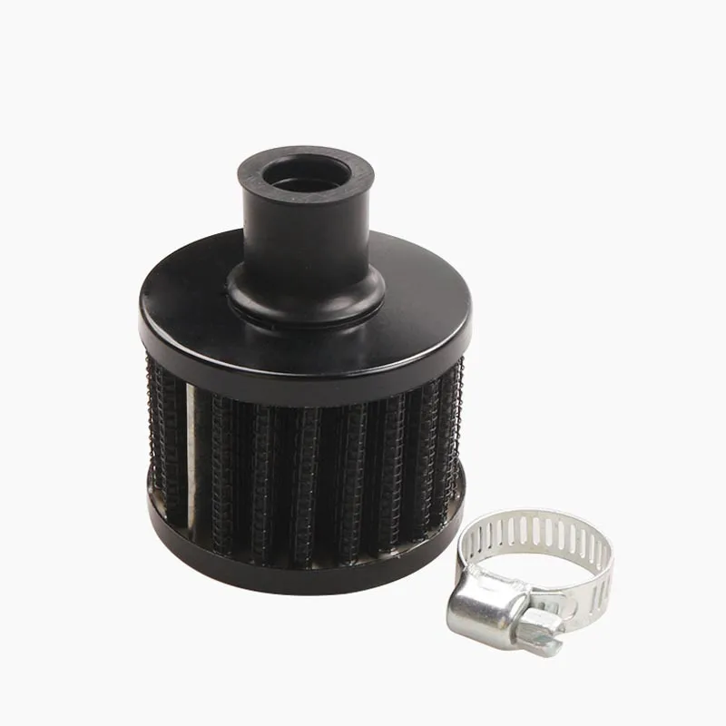 Купи 12mm Air Filter Cold Air Intake Filter Breather Turbo Vent Universal Air Intake Filter Cleaner Black For Car and Motorcycle за 264 рублей в магазине AliExpress