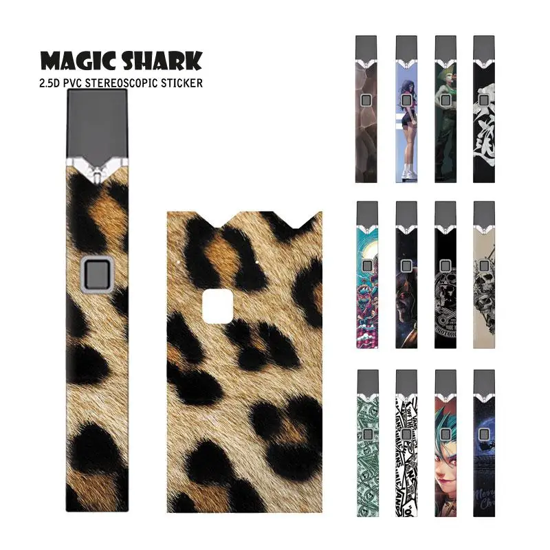 Защитный доллар Леопард истребитель деньги Jinx ПВХ вейп наклейка Оберточная