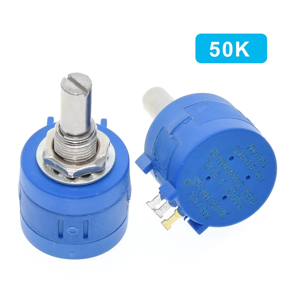 3590S Multiturn потенциометр 500 1 K, 2K 5K 10K 20K 50K 100K Ом Потенциометр переменный резистор 3590 102 202 502 103