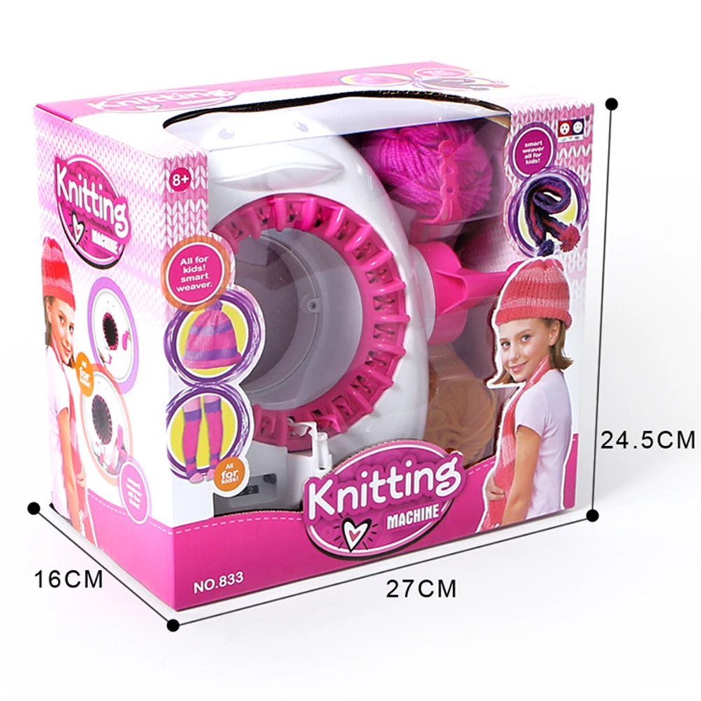 

New Children's Handmade Diy Toy Wool Diy Knitting Machine Hand Loom Hand Knitting Scarf Machine Children's Gifts