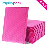 10pcspack pink poly bubble mailer padded envelope self seal mailing shipping bags wedding bubble envelope shipping envelopes