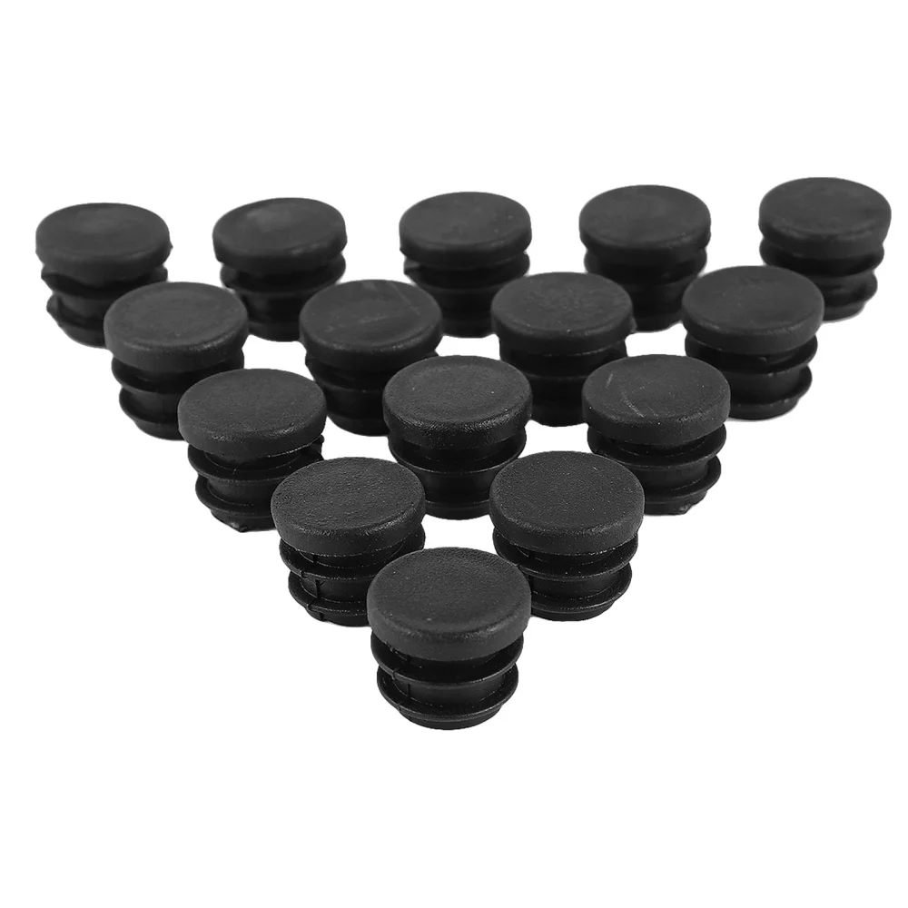 

100pcs 25mm Round Cover Furniture Leg Plug Blanking End Caps Tube Bung