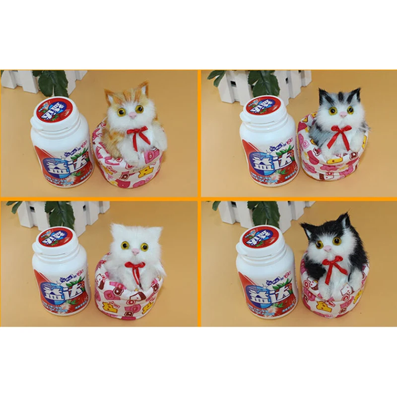 

Lovely Simulation Animal Doll Plush Cat Toy Kids Toy Decorations Birthday Gift For Children Stuffed Toys