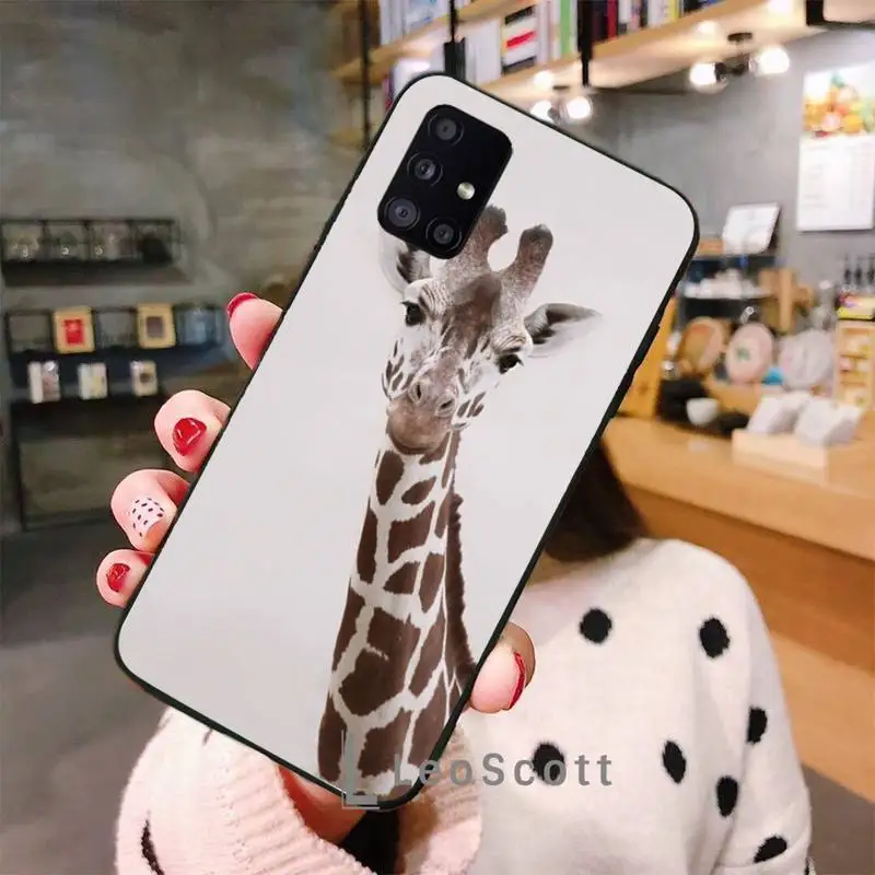 

giraffe Phone Cases For Samsung A50 A51 A71 A31 A21S S8 S9 S10 S20 S21 Plus Fe Ultra 4G 5G