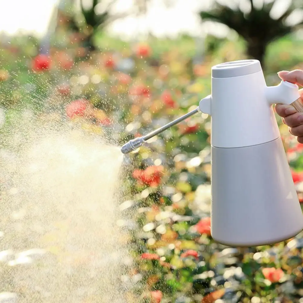 

1400ml Watering Spray Pot Household Rotating Nozzle Portable Electric Automatic Pressure Watering Can for Garden