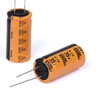 10pcs new elna rjd 35v6500uf 18x35mm 6500uf 35v orange audio filtering electrolytic capacitor rjd 6500uf35v instead of 5600uf