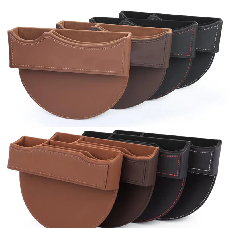 

Lsrtw2017 Cow Leather Car Seat Gap Storage Box for Audi Interior Accessories