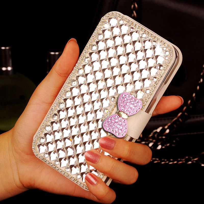 

Flip Wallet Leather Case For Wiko Y50 Y60 Y70 Y80 View 2 Go Jerry 3 Sunny 3 Lenny 3 5 Harry Bling Glitter Diamond Cover Coque