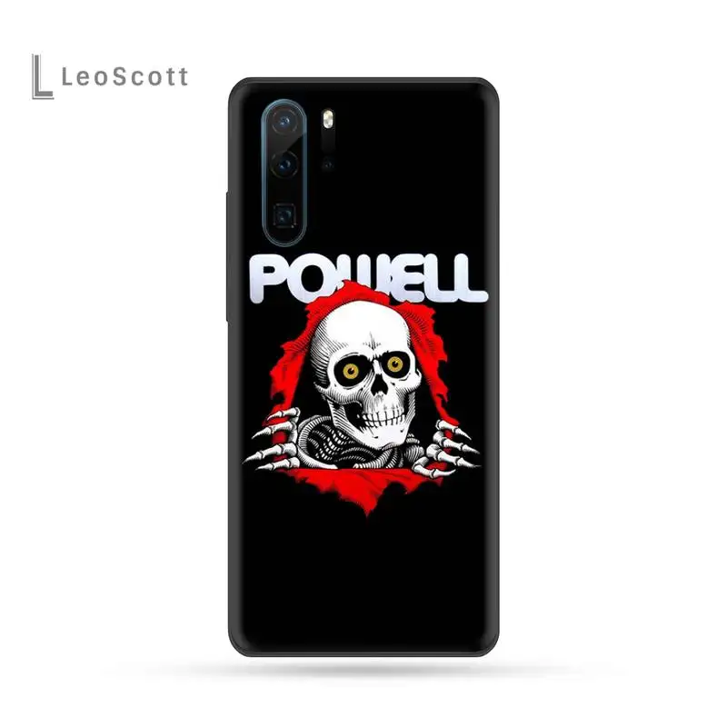 

Powell Peralta Phone Case For Huawei P9 P10 P20 P30 Pro Lite smart Mate 10 Lite 20 Y5 Y6 Y7 2018 2019