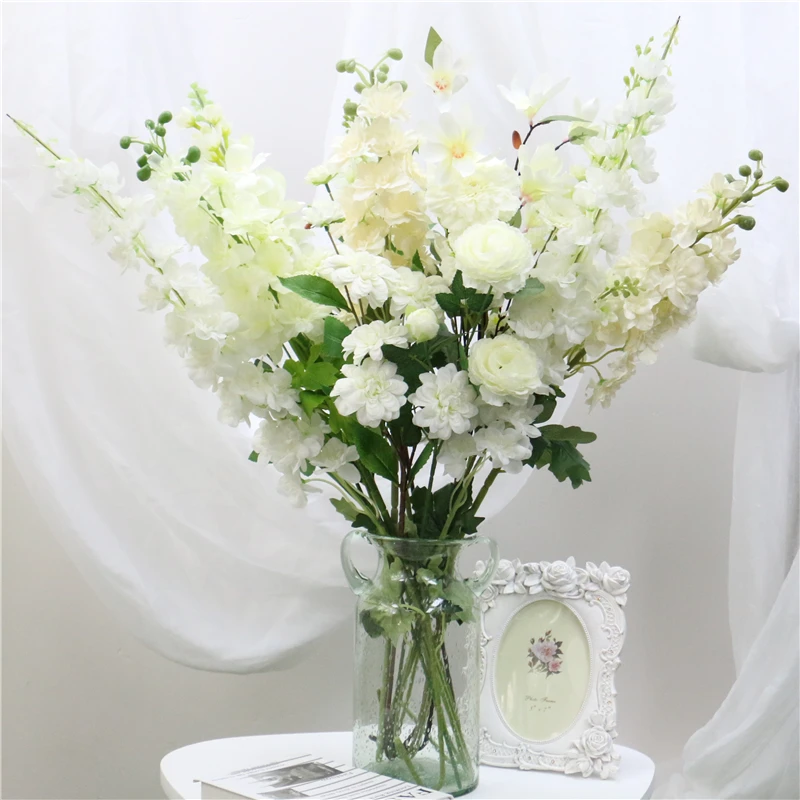 декор для дома тычинки Цветы искусственные Высокое качество белая серия