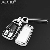 new soft tpu car key case for audi a4 b9 q5 q7 tt tts 8s 2016 2017 car holder car smart remote car styling interior accessories