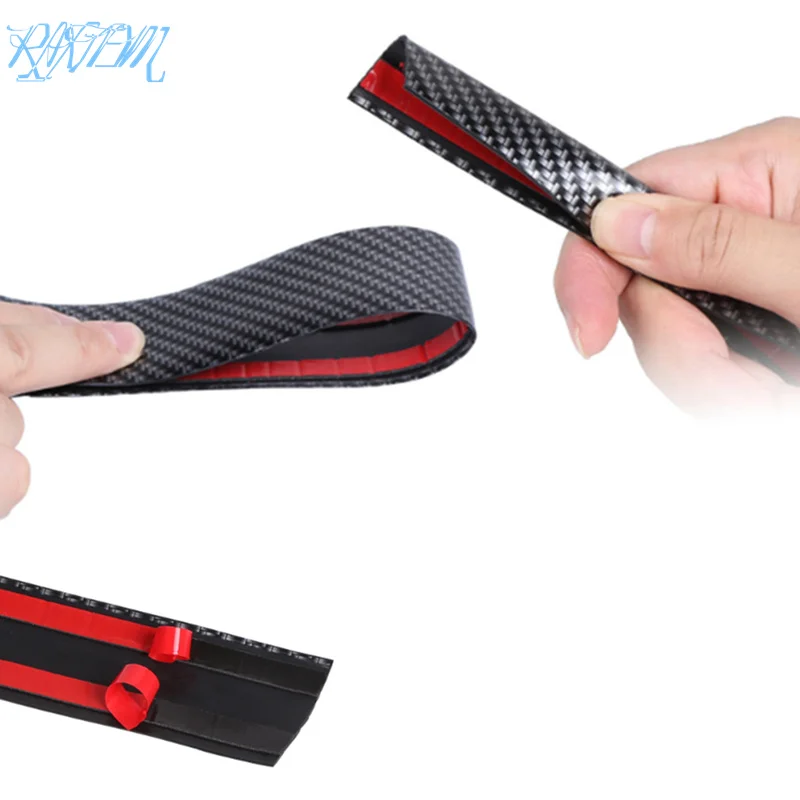 3D наклейка из углеродного волокна для автомобиля s Защита порога резиновая