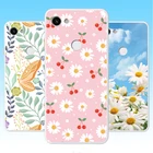 Новинка 2021 г., для Sharp Aquos S2 S3 MINI R3 R2 R compact 3 lite Sense 3 plus V, мягкий чехол из ТПУ, задняя крышка для телефона с маргариткой и цветком