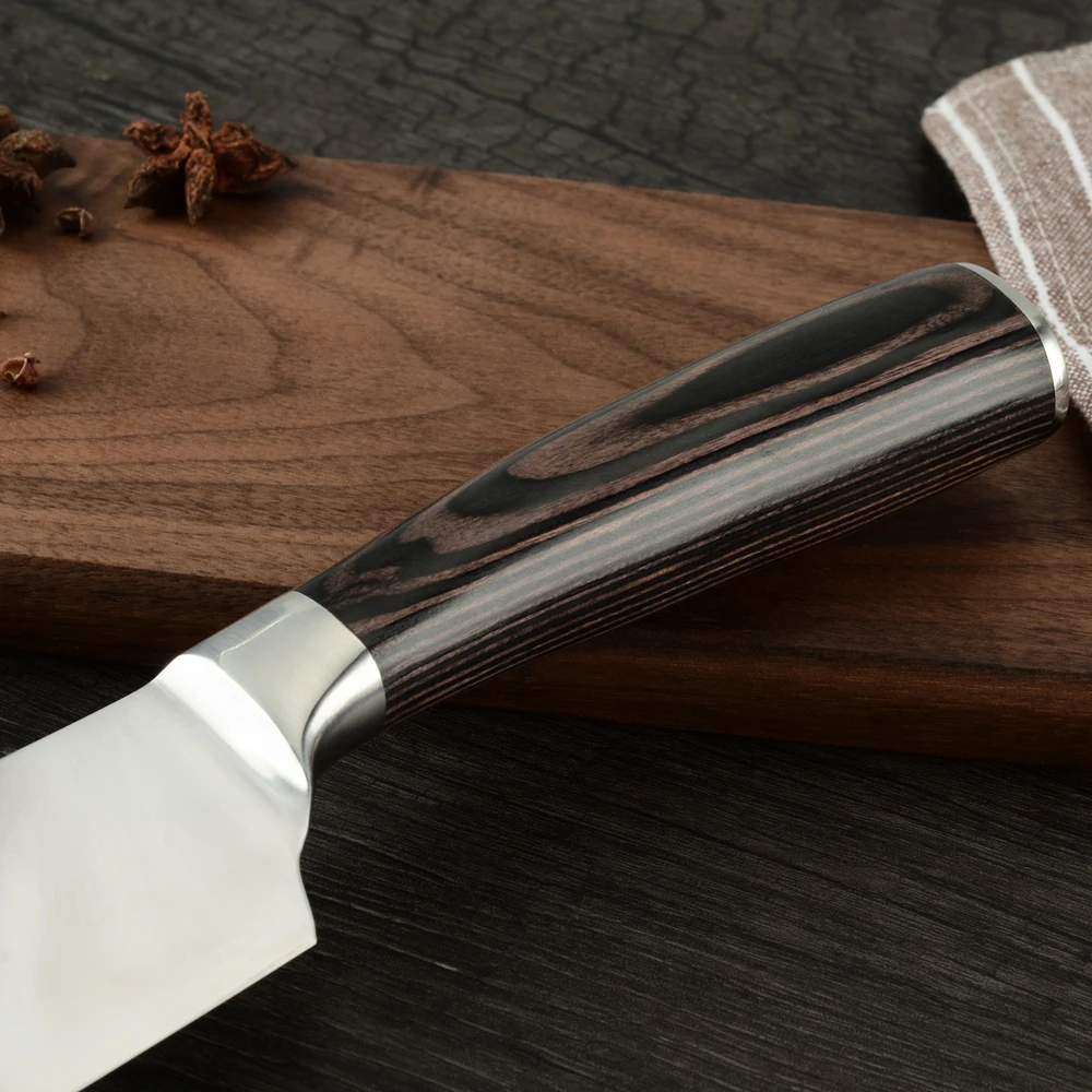 Говядина из нержавеющей стали нож шеф-повара разделочный новая деревянная ручка