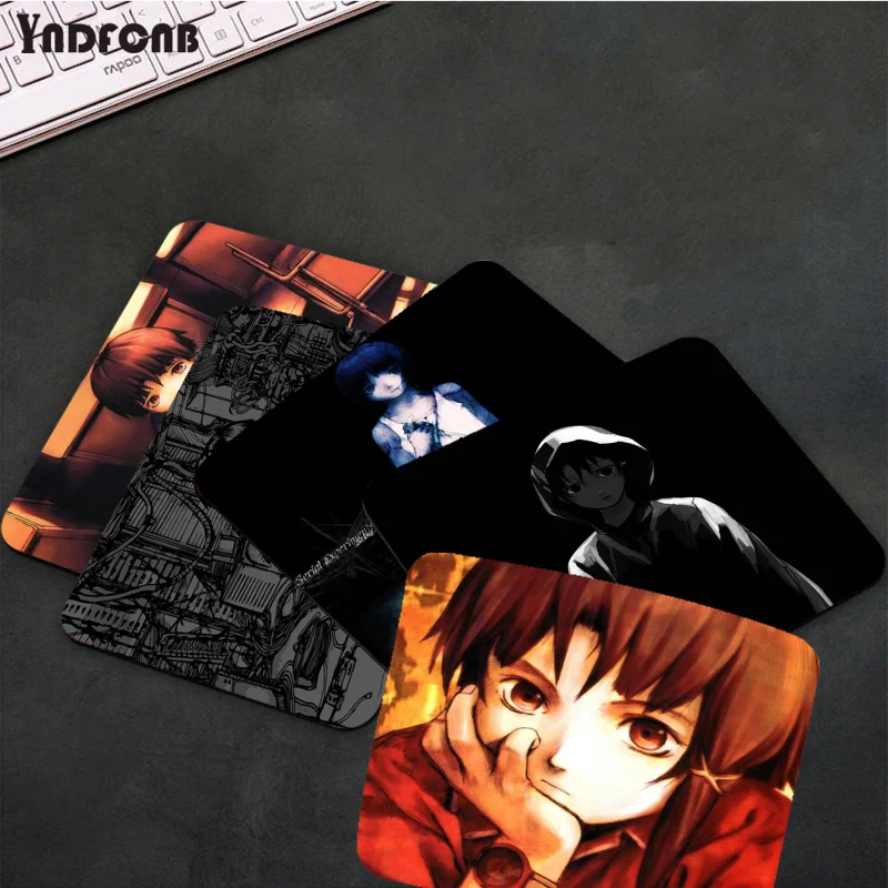 

YNDFCNB Non Slip PC Experiments Lain Anime High Speed New Mousepad for CS GO Top Selling Wholesale Gaming Pad mouse
