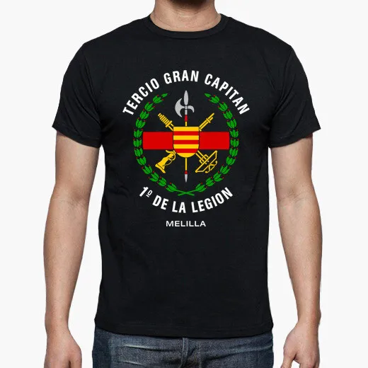 

"Tercio Gran Capitan 1 De La Legion" Spanish Foreign Legion T-Shirt. Summer Cotton O-Neck Short Sleeve Mens T Shirt New S-3XL