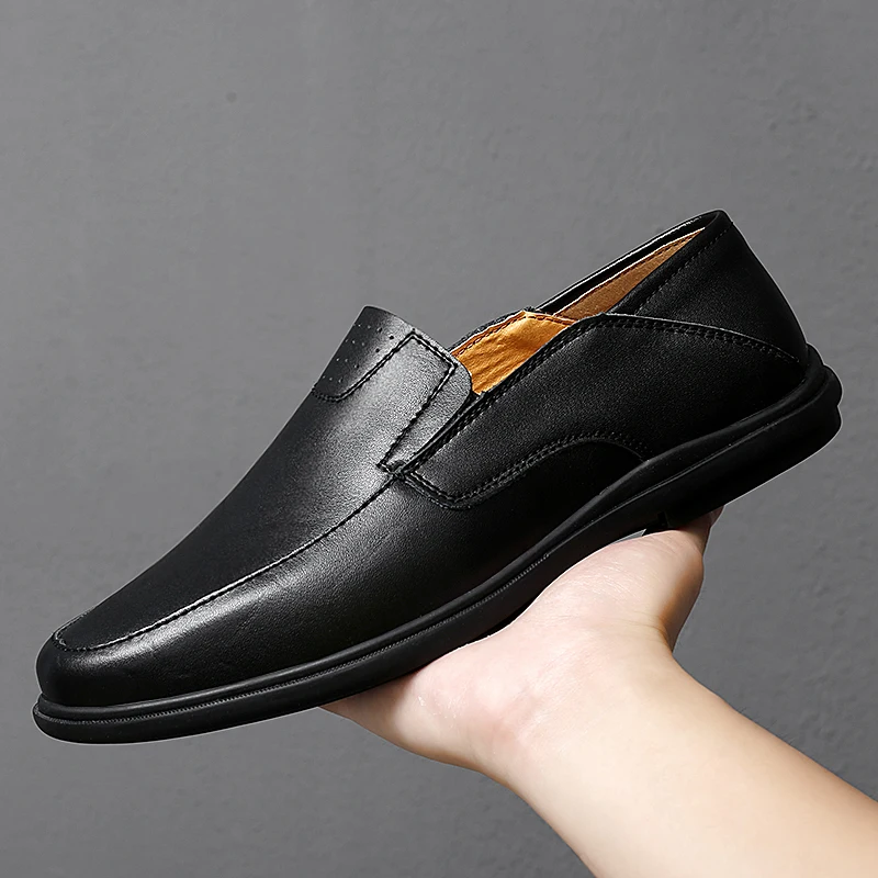 

Casual Shoes Men Fashion Men Casual Shoes Sneakers Fashion Light Breathable Men's Leather Mens Hot Sale Summer Man Slip On