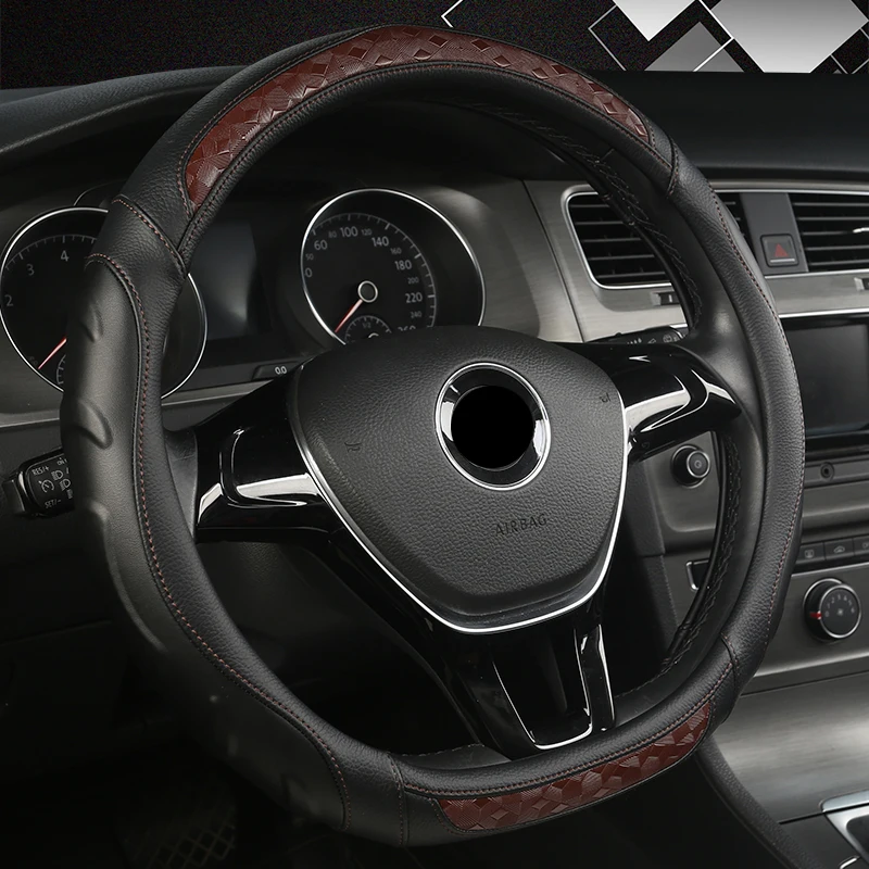 D образный чехол на руль для VW Golf 7 Polo- Scirocco Jetta 6- Santana- авто аксессуары