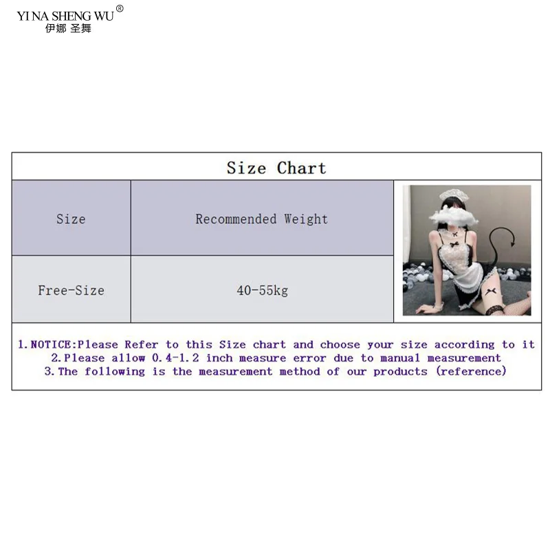 Сексуальный костюм горничной Униформа соблазнение страсть Эротика косплей