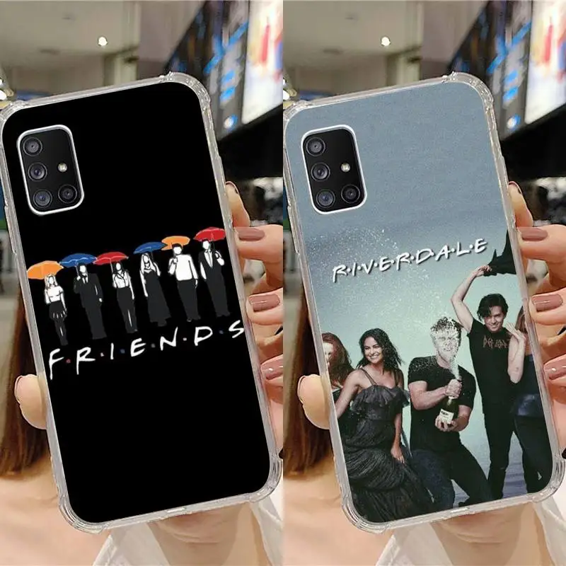 

Friends TV Show Characters Phone Case Transparent For Samsung Note A 7 8 9 10 20 50 51 71 90 20 11 81 e LITE Ultra PRO