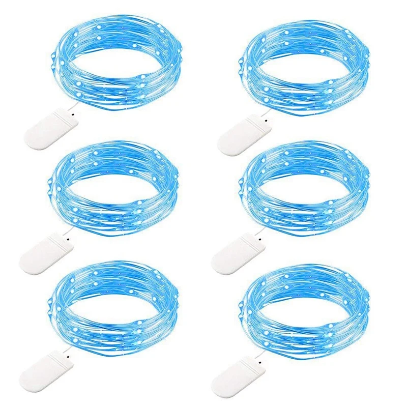 6 шт Светодиодная гирлянда 7 2 средства ухода за кожей стоп 20 светодиодный Медный