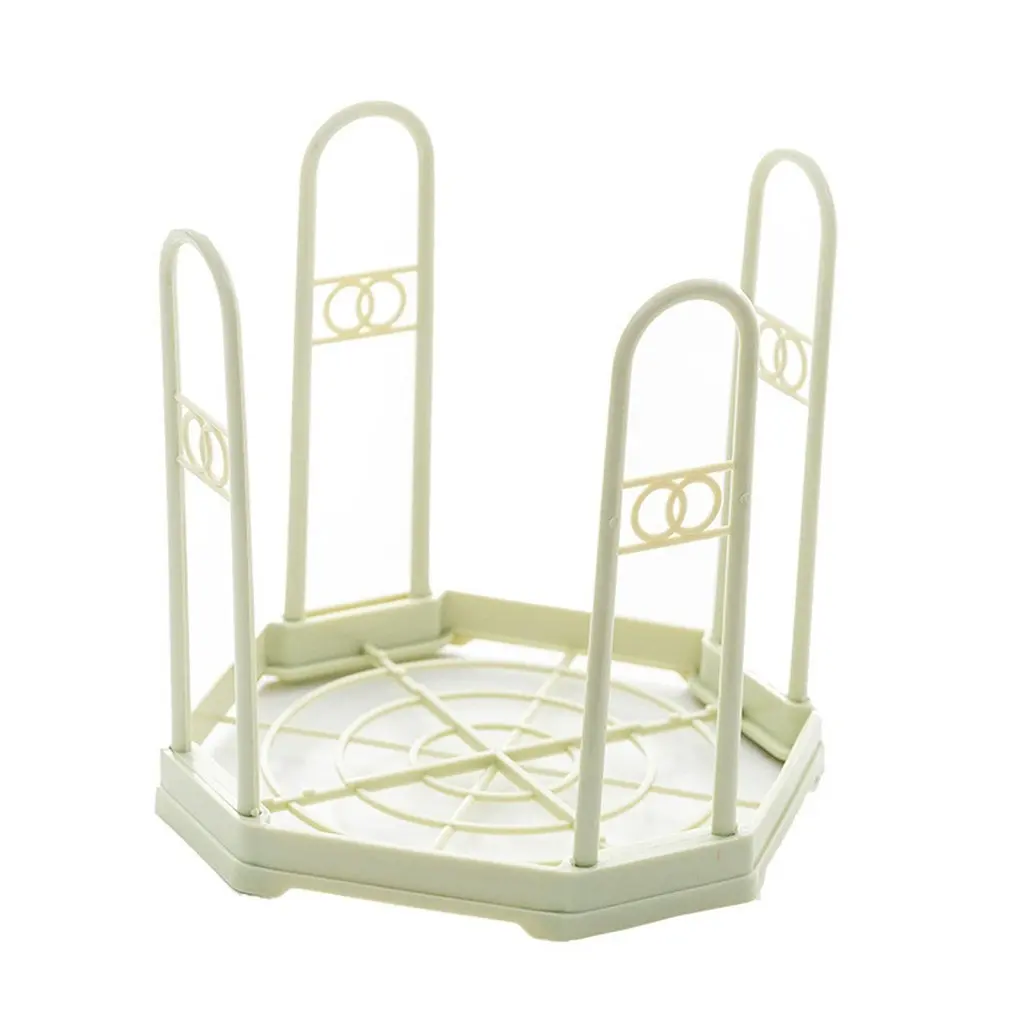 Пластиковый стеллаж для хранения чаш органайзер слива воды сушилка посуды