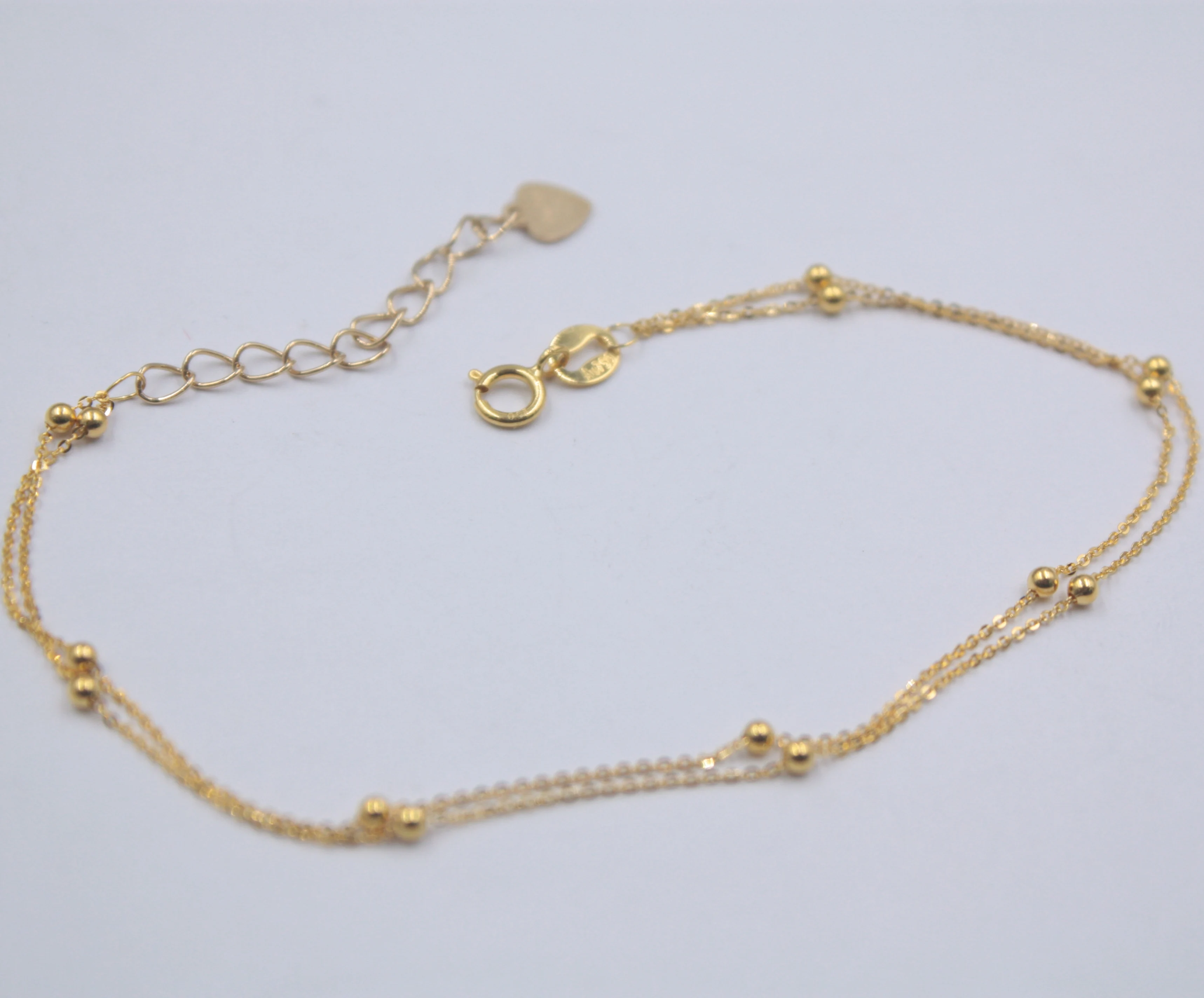 Реальные женские бриллианты 18K O Link Браслет 6 3 + 1 ''L|Гибкие и жесткие браслеты| |