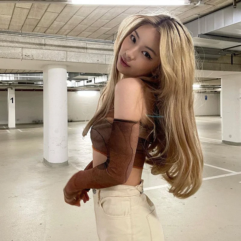 Коричневый корсет Y2K с принтом винтажный пиджак перчатки Модный женский свитер