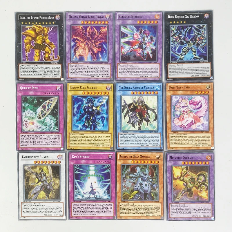 41 шт. железная коробка без повторов с флеш картой Yugioh английская карточка Muto