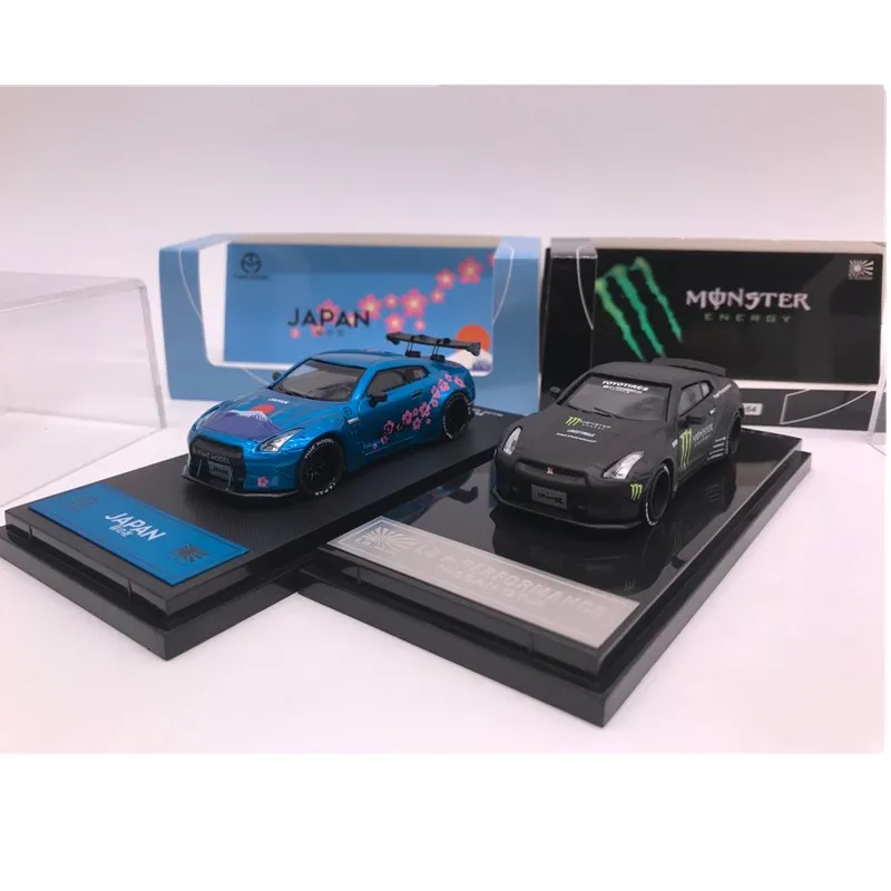 1: 64 модель автомобиля Nissan GTR R35 LB игрушечный автомобиль из сплава игрушки для