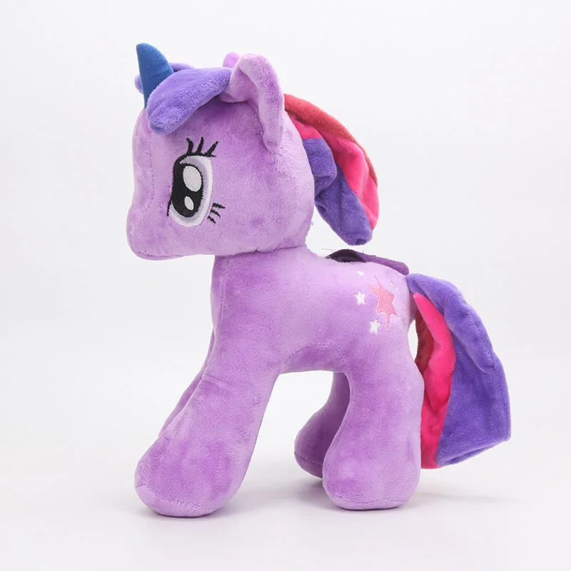 purple 22 см игрушки My Little Pony friendly is Magic Princess Каденс селестрия Радуга Дэш Пинки Пай Рарити пони плюшевые мягкие куклы - Цвет: purple