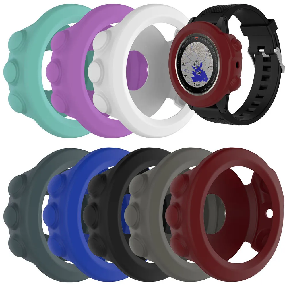 Сменный силиконовый тонкий чехол для часов Garmin Fenix 5X Plus ремешок фитнес-трекер # E25 |