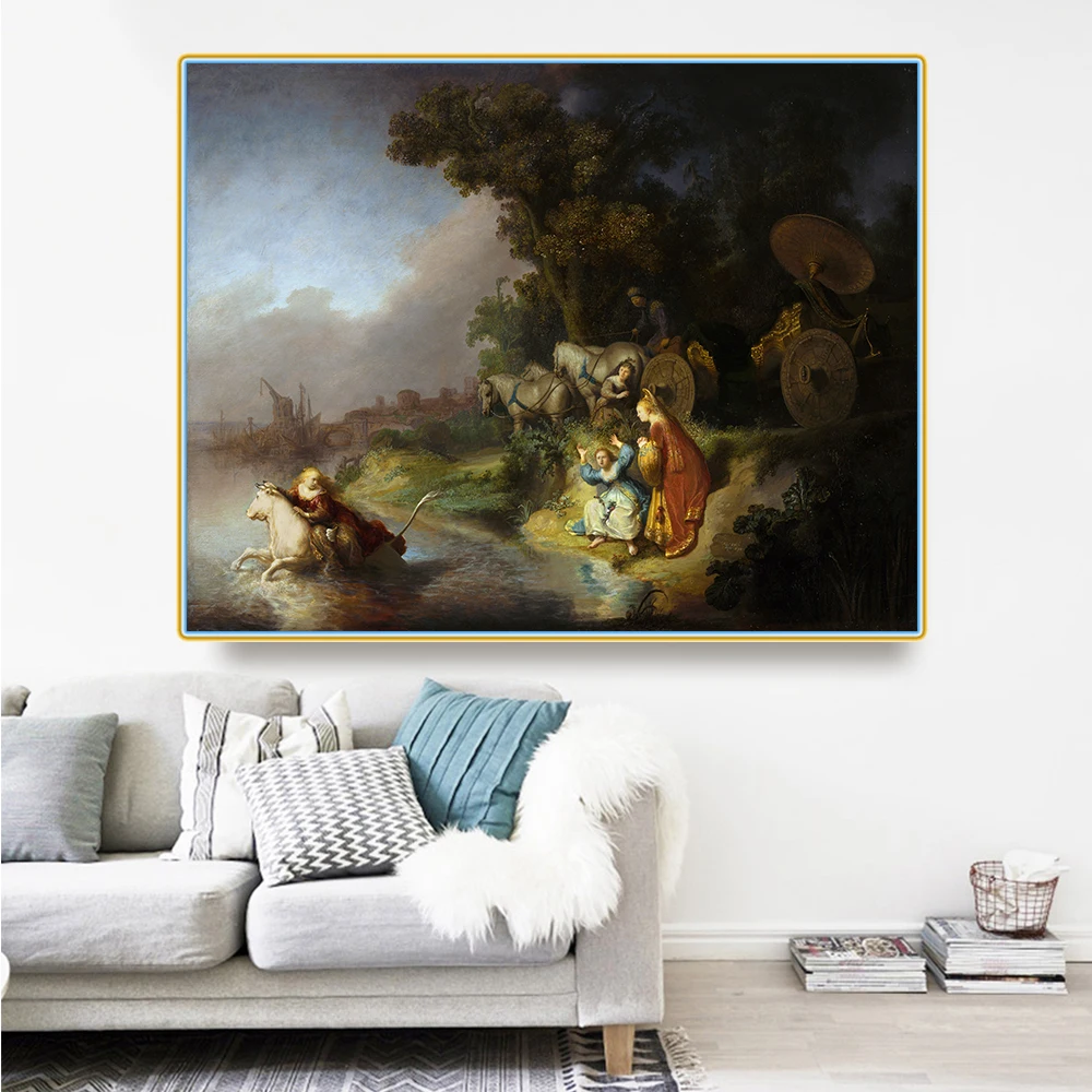 Картина на холсте Рембрандт Похищение Европы