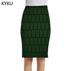 Юбка-карандаш женская с геометрическим рисунком, в винтажном стиле