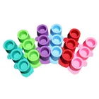 Круглый Силиконовый цветочный горшок с 3 отверстиями, форма сделай сам для суккулентов, бетона, растений, цветочный горшок, форма для бетонных бутылок, глиняные изделия