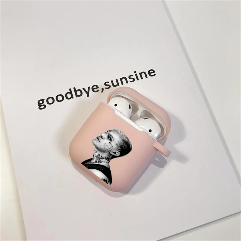 Чехол Hellboy Lil Peep Love для airpods чехол Pro Прозрачный Airpod аксессуары наушников матовый