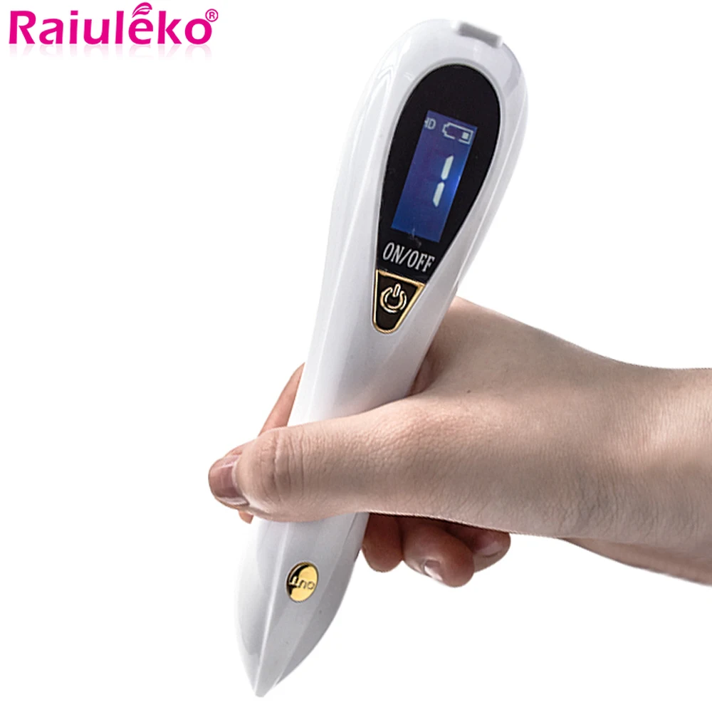 

8 уровней, лазерная плазменная ручка, жидкокристаллическая машина для удаления веснушек, удаление моль, средство для удаления темных пятен, ...