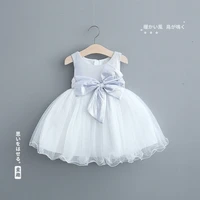 2021 1 3y christmas princess toddler kid child girls tutu dress party wedding birthday dresses for girl pearl bow costumes