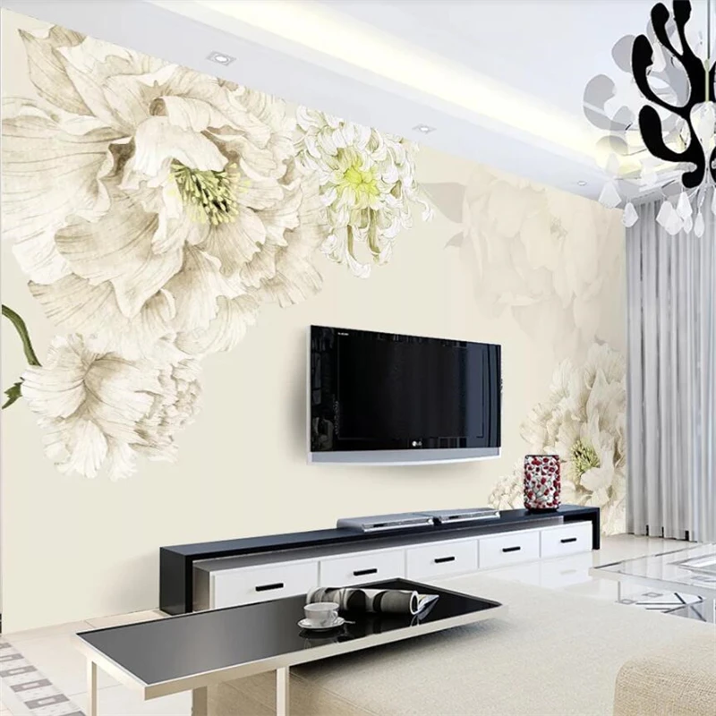 Обои на заказ wellyu фрески модное украшение для дома красивые расписанные вручную