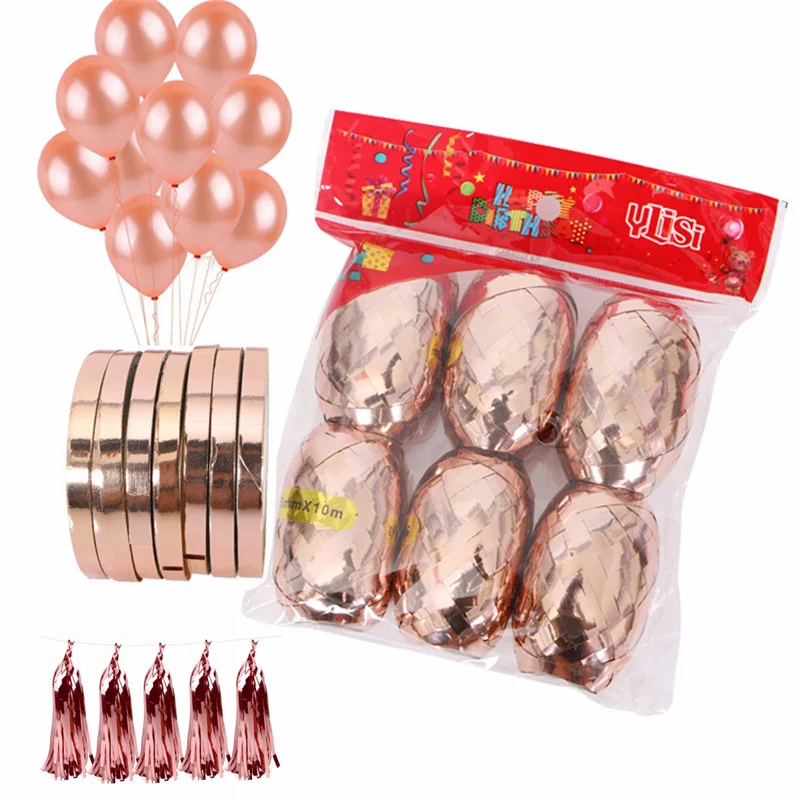 Розовое золото с надписью &quotBride To Be&quot воздушных шаров из латекса маленькая лента