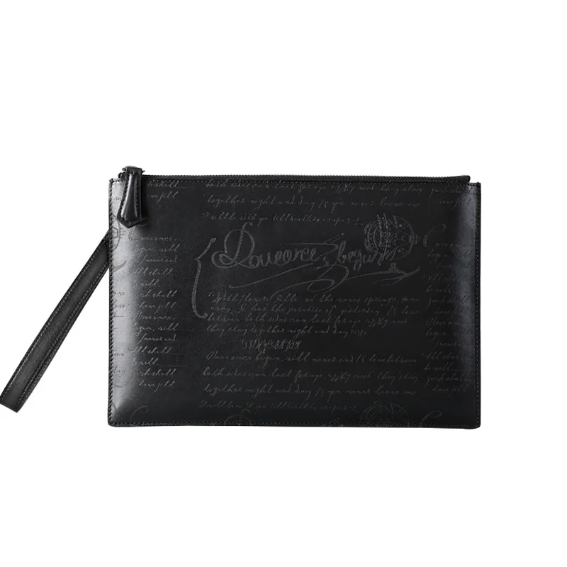 Dimy деловая сумка конверт А4 итальянский мужской клатч из телячьей кожи сумки