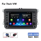 Автомагнитола 7 дюймов, мультимедийный плеер с GPS Навигатором, для Volkswagen VW Golf, Passat B6, Touran, Polo Sedan, Tiguan, Jetta, Carplay, с бесплатным микрофоном