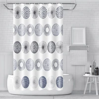 bathlux fabric printed shower curtainhotel quality machine washablewater repellent polyester shower curtain70 8x 78 7in